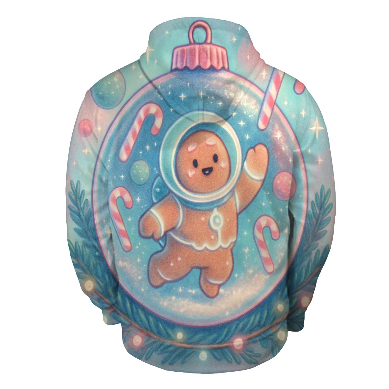 Gingerbread Galaxy Snowglobe hoodie designs