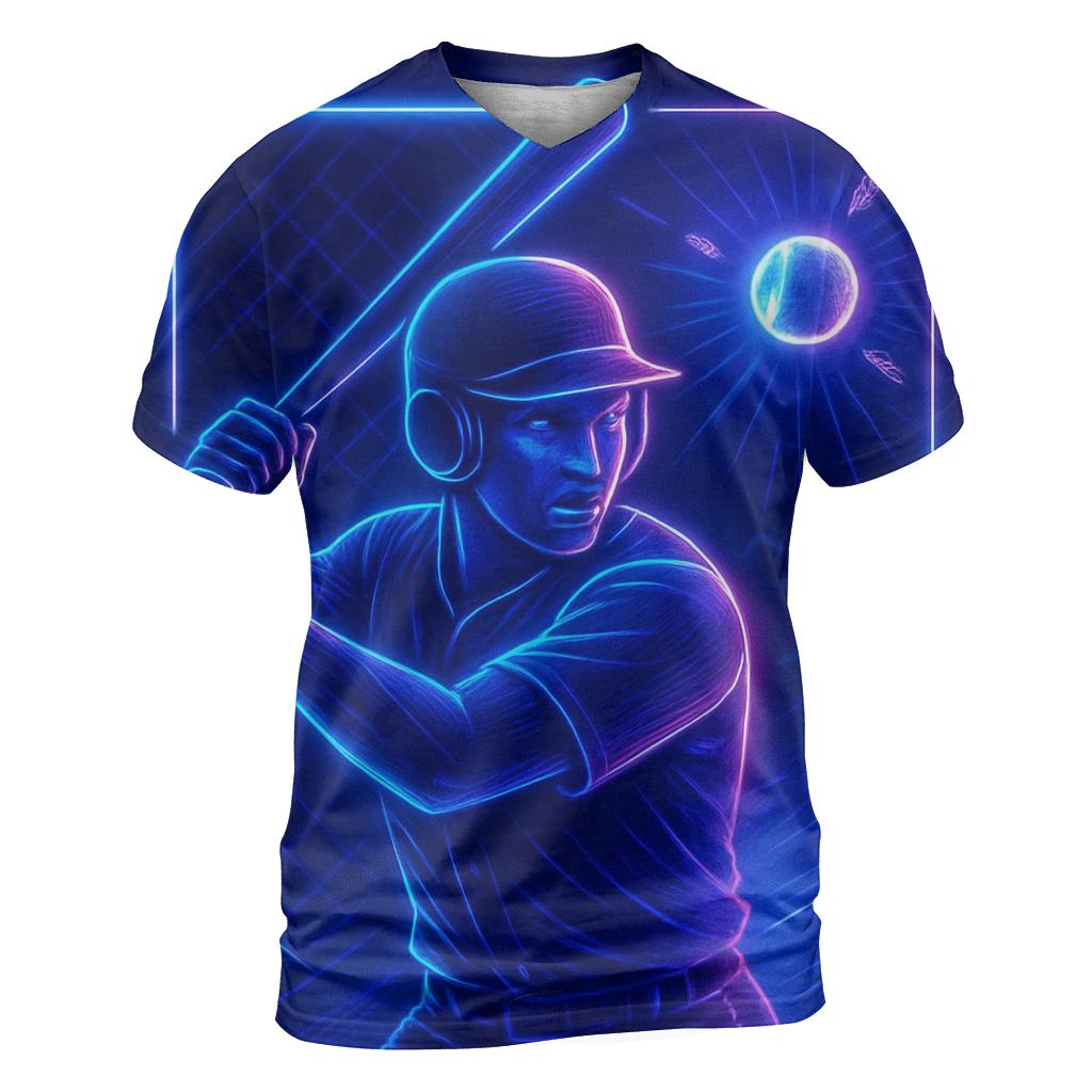 Cosmic Cage Blue Jays Batter Focus designer pattern shirts