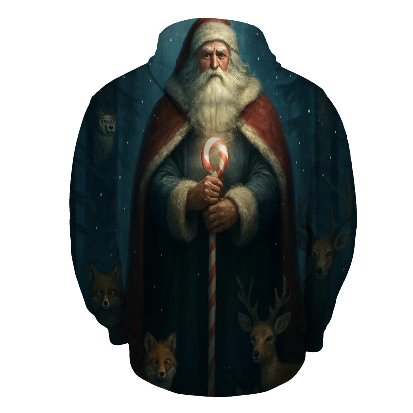 Midnight Forest Santa Guardian hoodie trends