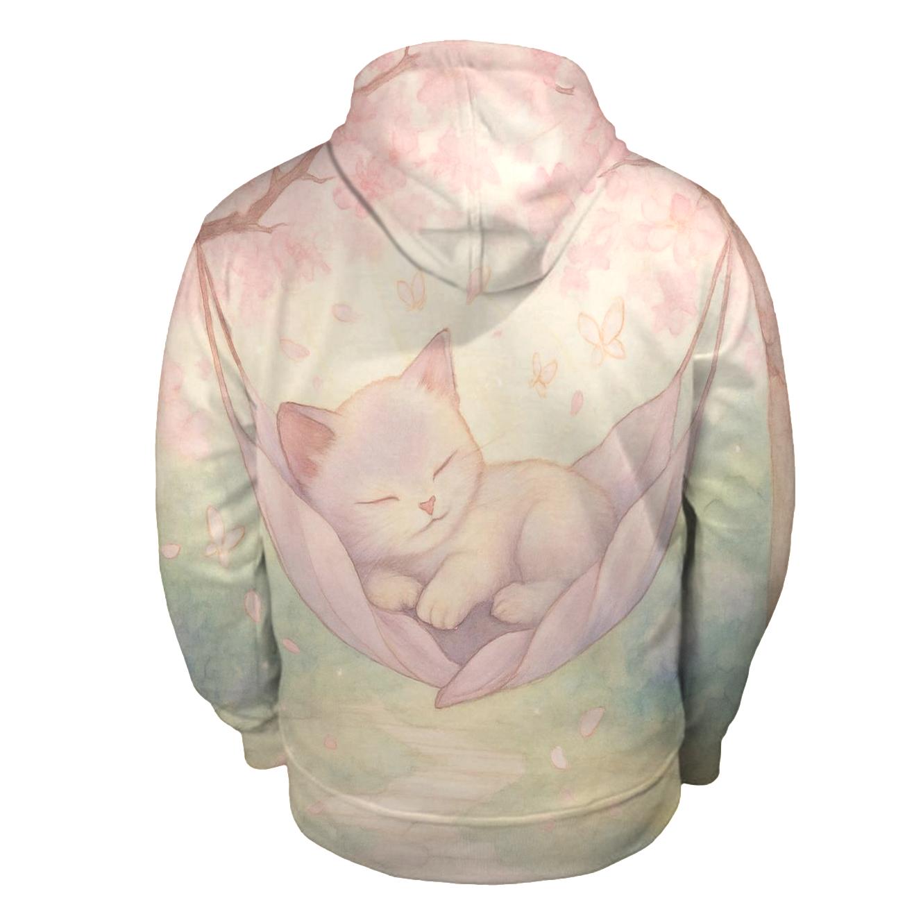 Blossom Hammock Garden Cat hoodie styles