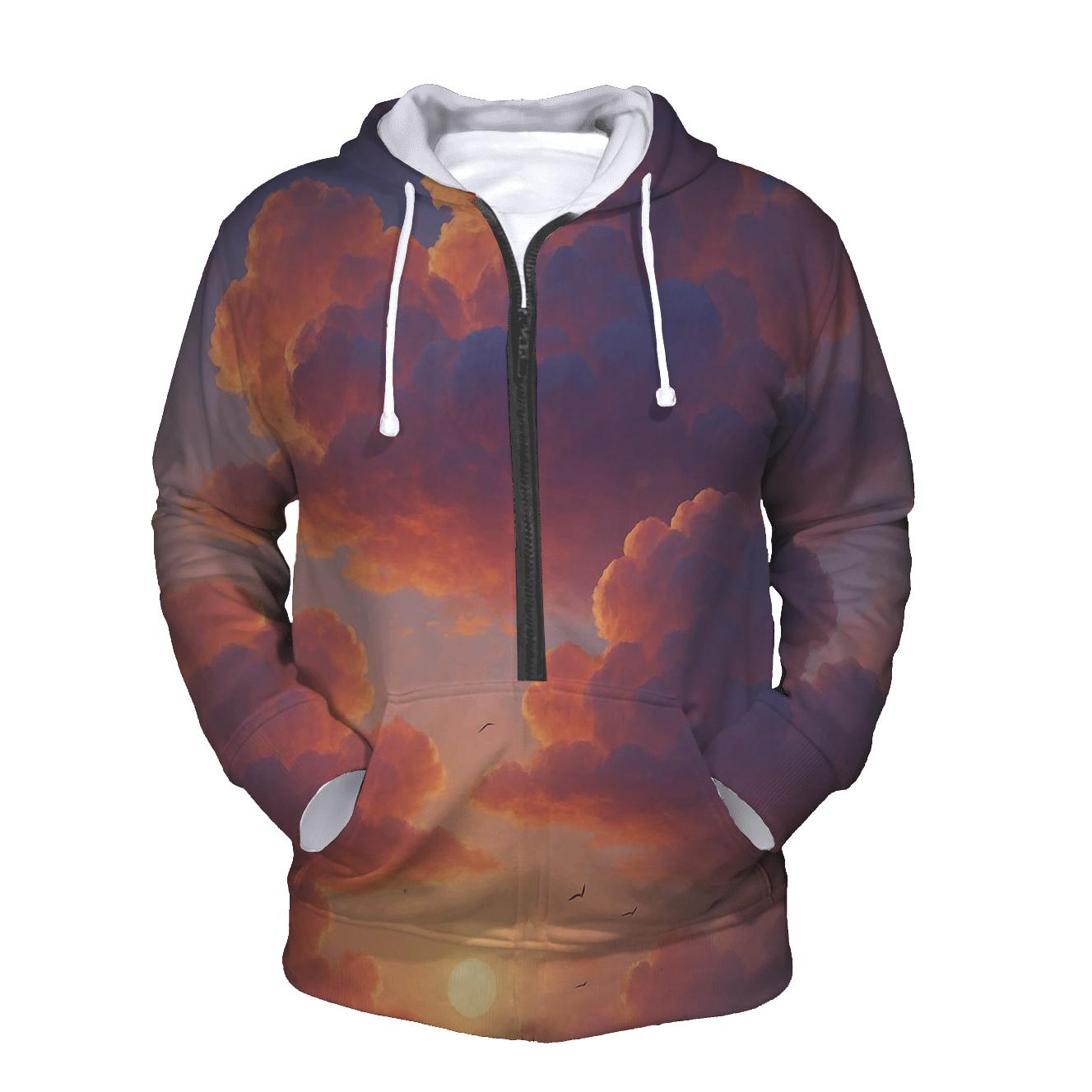 Cloud Islands In Rose Dusk hoodie styles