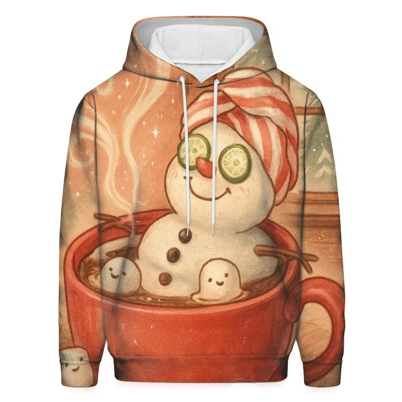 Snowman Hot Cocoa Spa Day hoodie trends