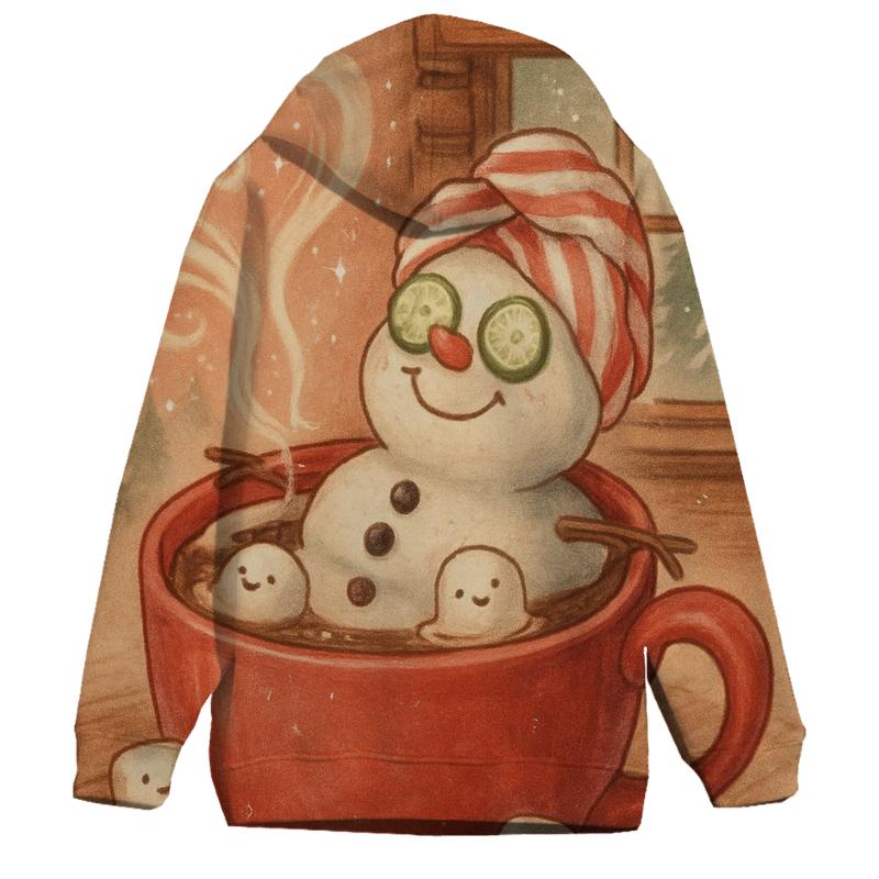 Snowman Hot Cocoa Spa Day hoodie trends