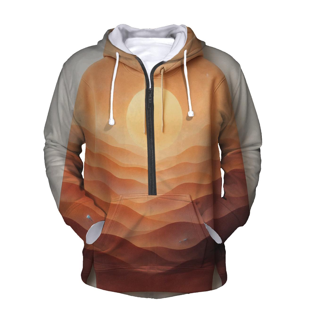 Mirage Desert Gradient Dunes pullover hoodies