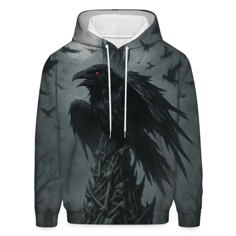 Ravens At The Bone Spire printed hoodies