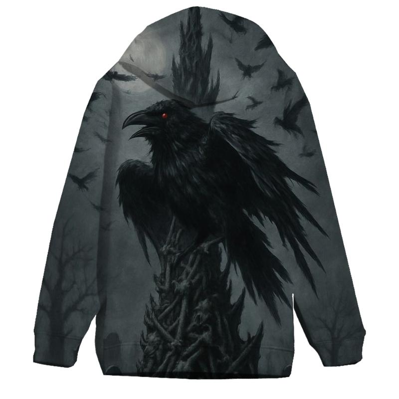 Ravens At The Bone Spire printed hoodies