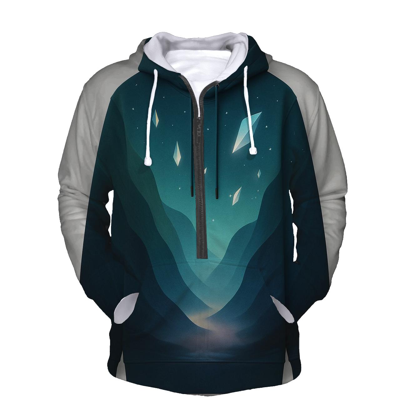 Stellar Mist Valley Gradient graphic hoodies
