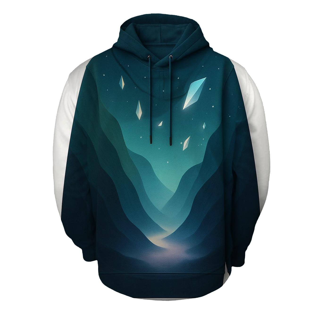 Stellar Mist Valley Gradient graphic hoodies