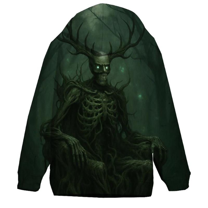 Throne Of The Hollow Forest King zip-up hoodies