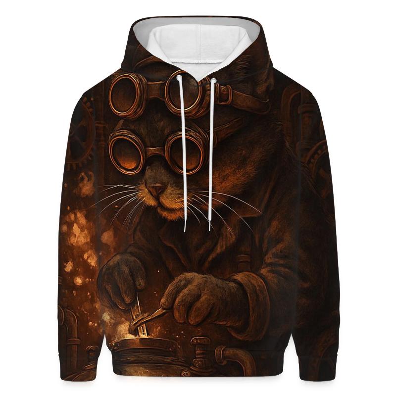 Steam Workshop Engineer Cat hoodies fashion
