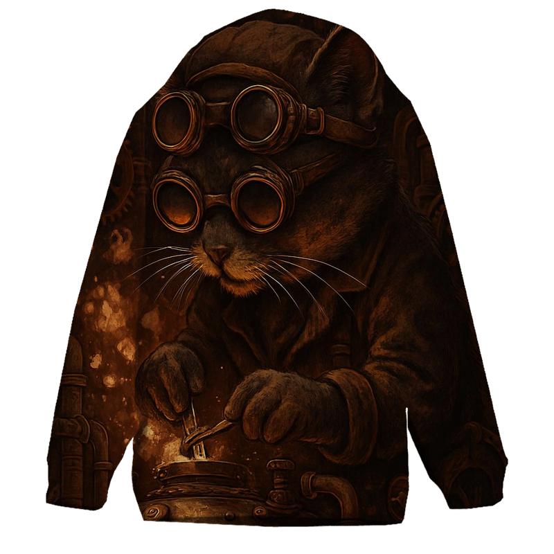 Steam Workshop Engineer Cat hoodies fashion