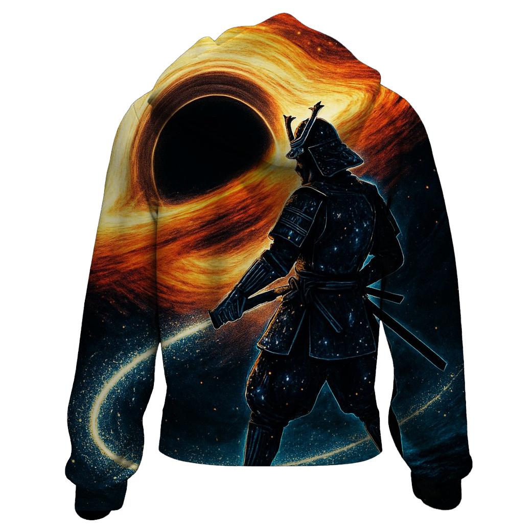 Cosmic Samurai On The Event Horizon lightweight hoodies