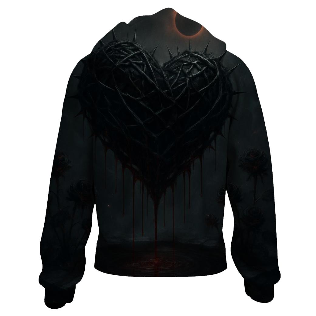 Thorns Of The Bleeding Eclipse printed hoodies