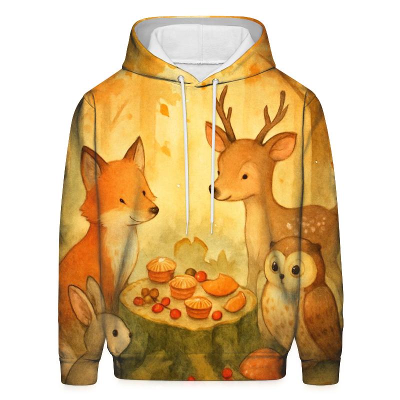 Woodland Friends Secret Feast hoodie styles