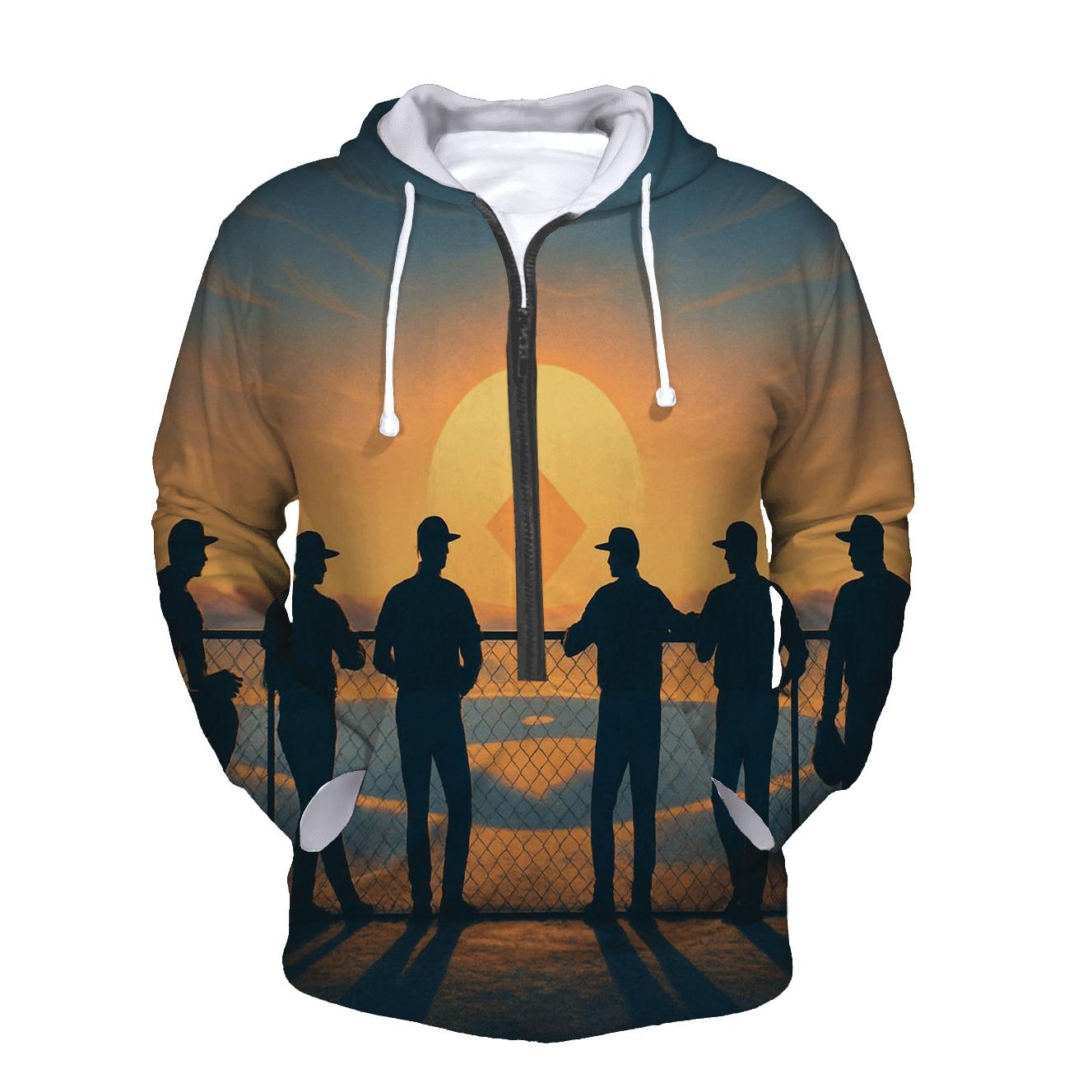 Solar Fade Blue Jays Bullpen Silhouettes heavyweight hoodies
