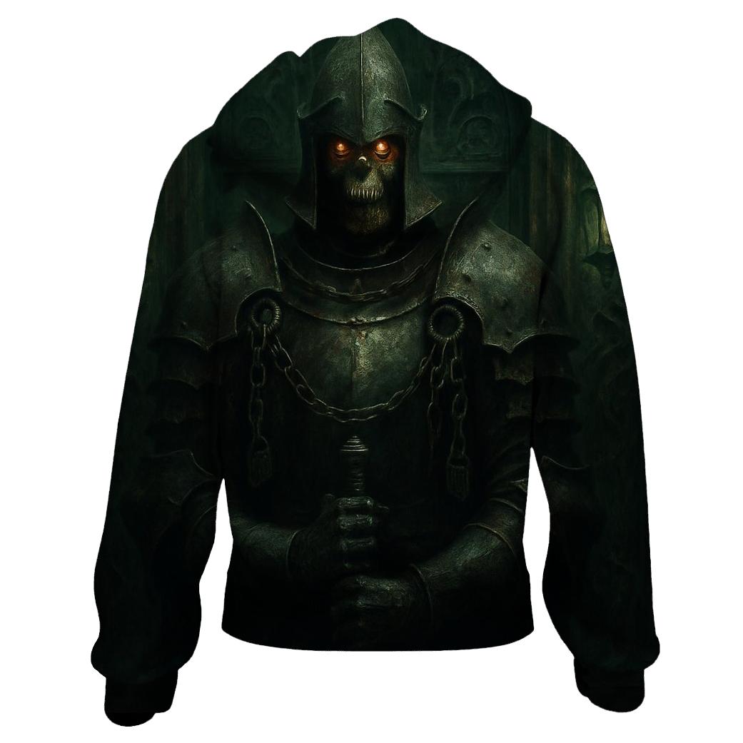 Warden Of The Iron Mausoleum zip-up hoodies