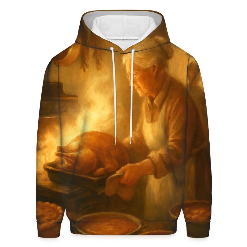 Grandmas Kitchen Thanksgiving Warmth printed hoodies