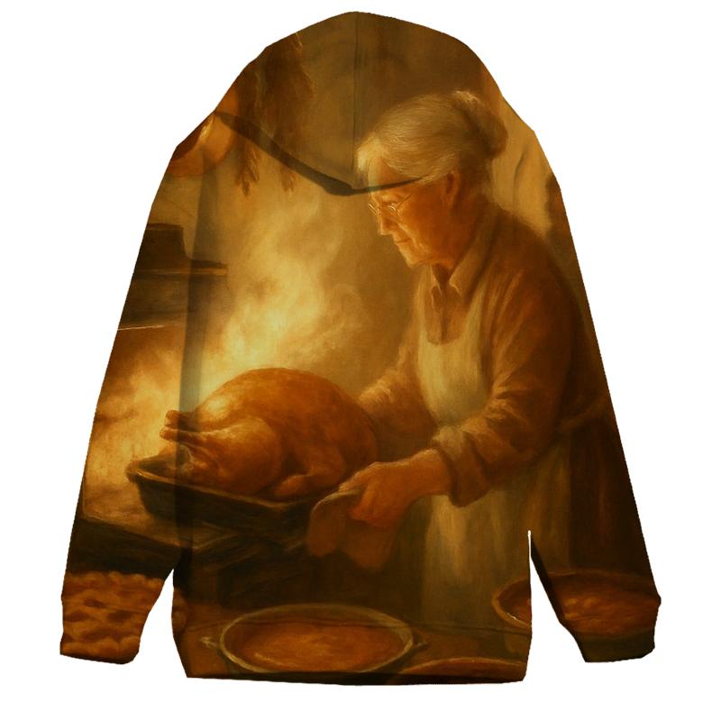 Grandmas Kitchen Thanksgiving Warmth printed hoodies