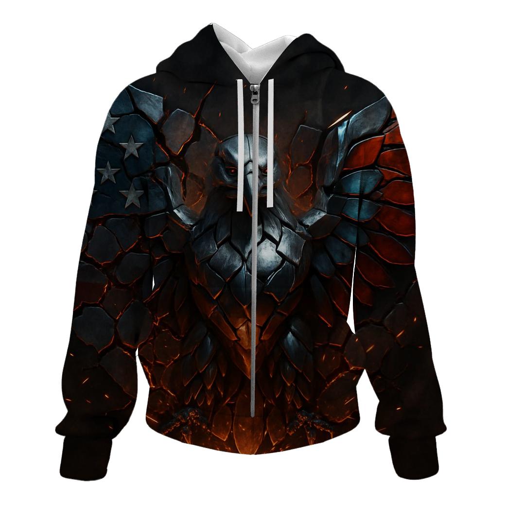 Steel Eagle Forge Of Freedom premium hoodies