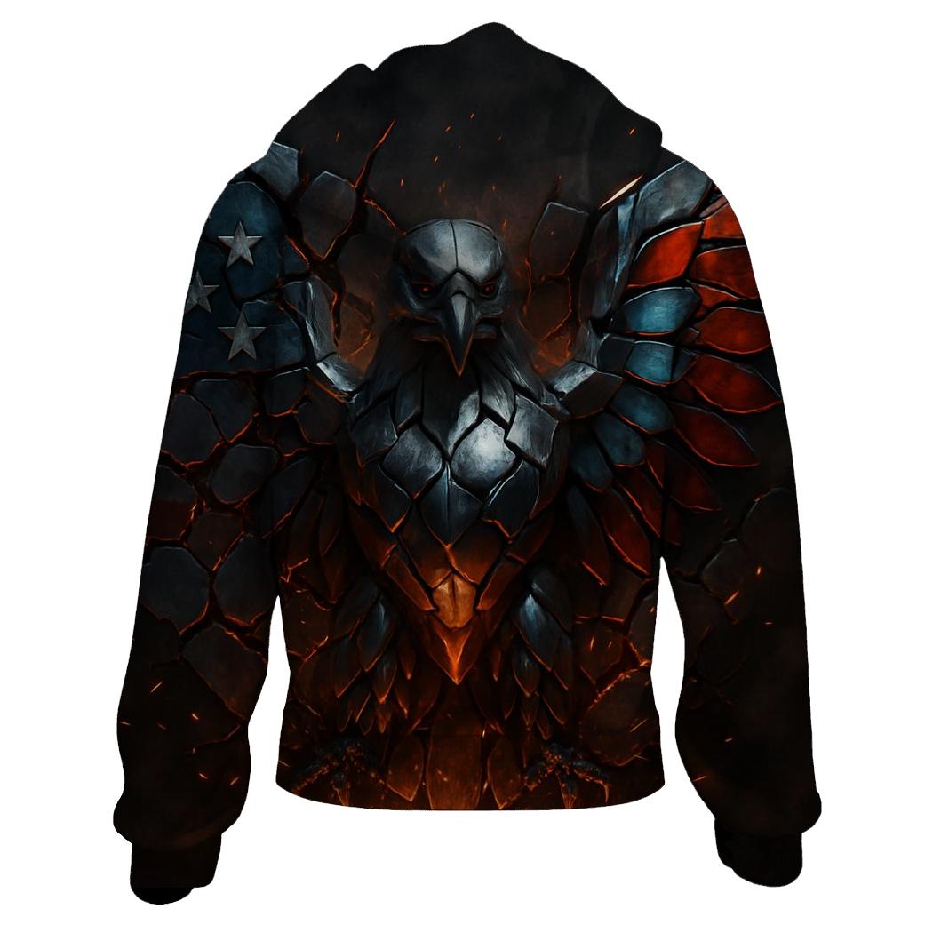 Steel Eagle Forge Of Freedom premium hoodies