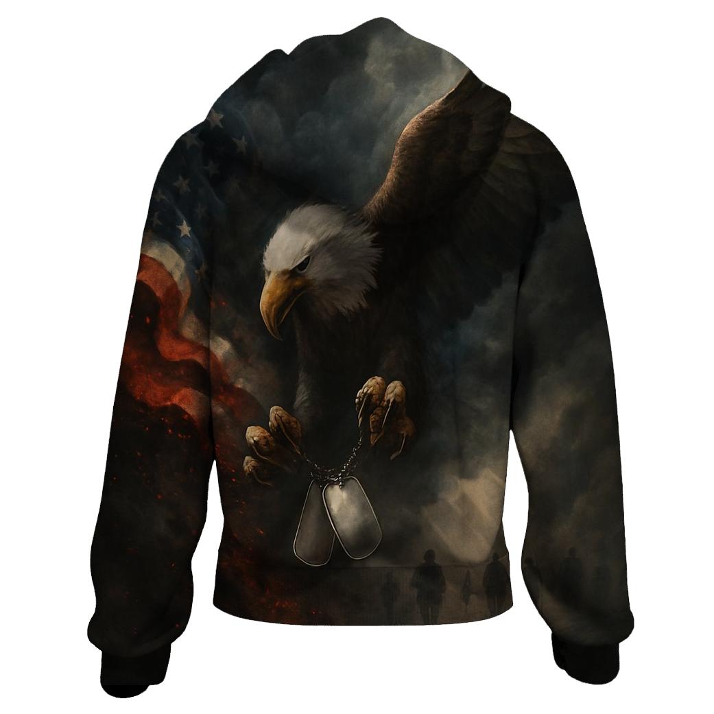 Eagle Of The Embered Banner lightweight hoodies