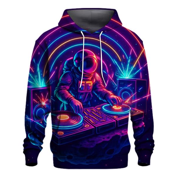 Astral DJ Of Neon Orbits premium hoodies