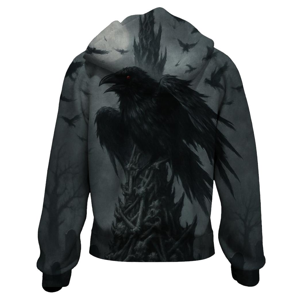 Ravens At The Bone Spire graphic hoodies