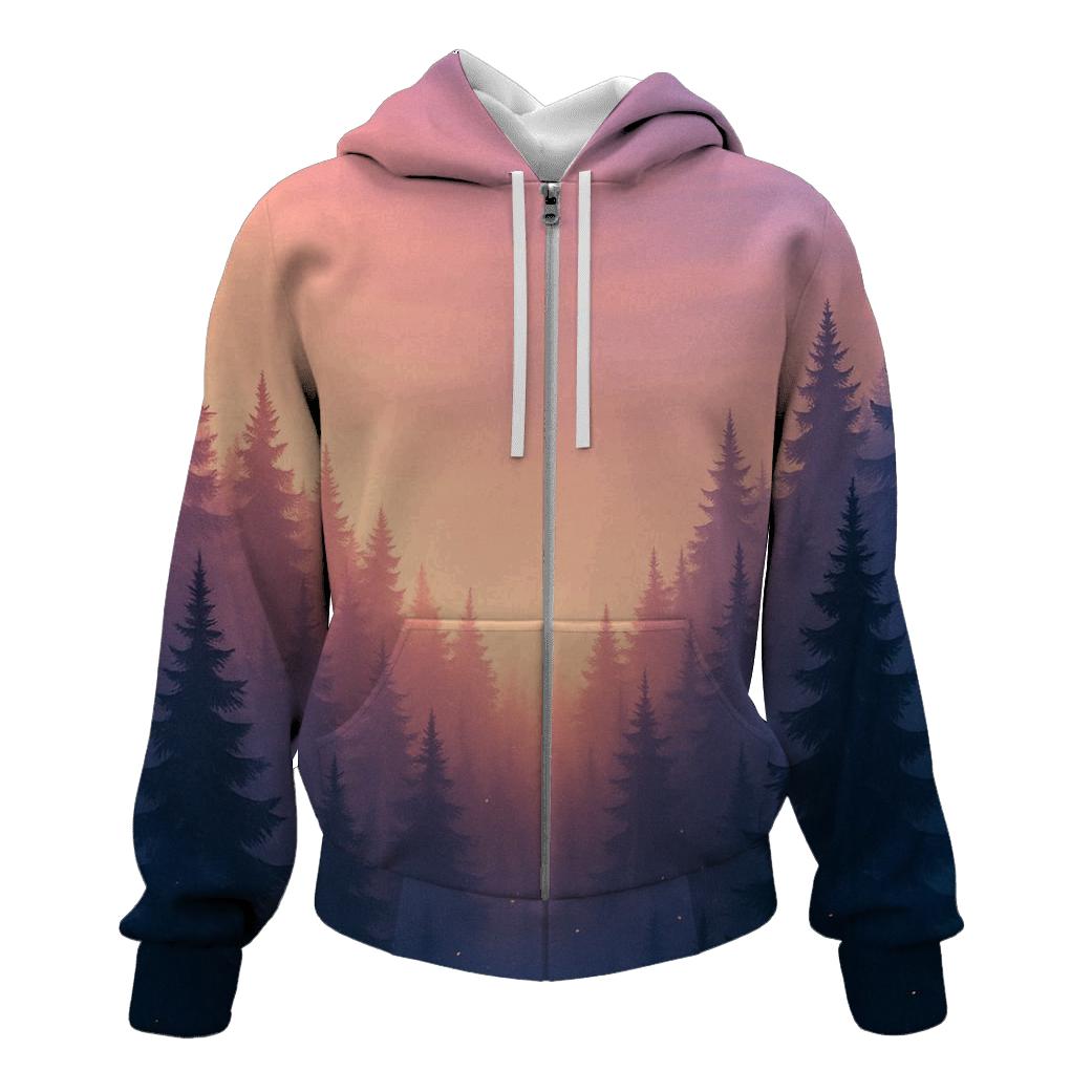 Whispers Of The Dusk Forest lightweight hoodies