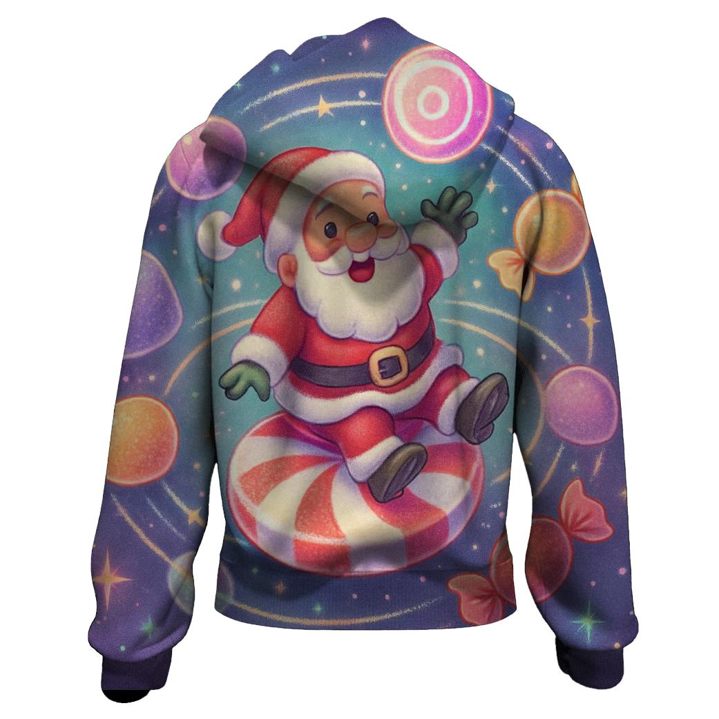 Candy Cosmos Santa Carousel lightweight hoodies