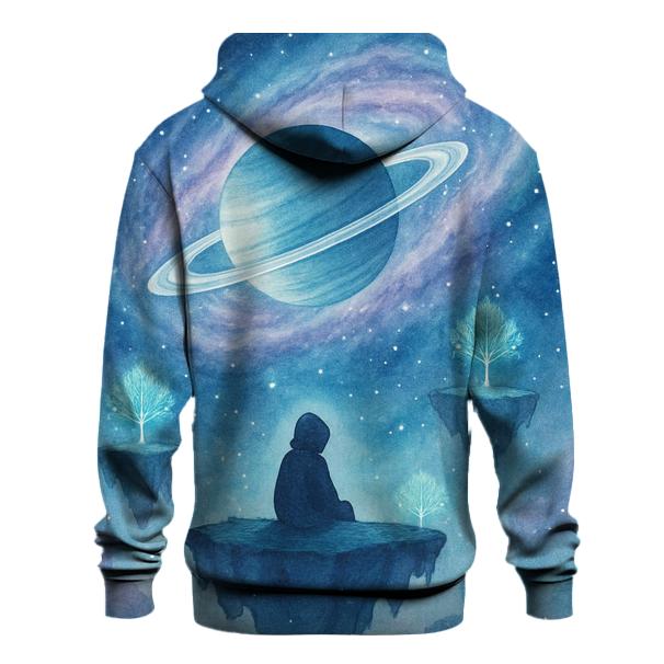 Stargazer On The Floating Archipelago embroidered hoodies