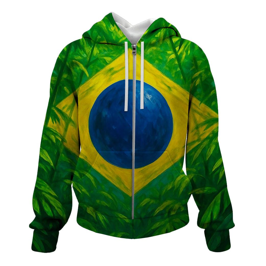 BrazilianRainforestPulse custom hoodies