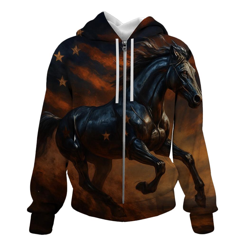 Iron Rodeo Stars And Dust graphic hoodies