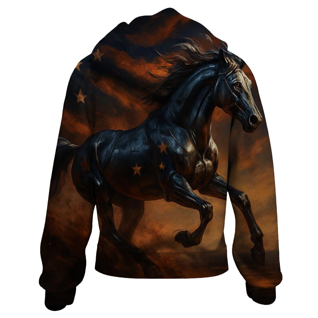 Iron Rodeo Stars And Dust graphic hoodies