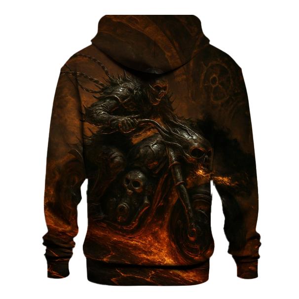Grim Rider Of The Rusted Abyss zip-up hoodies