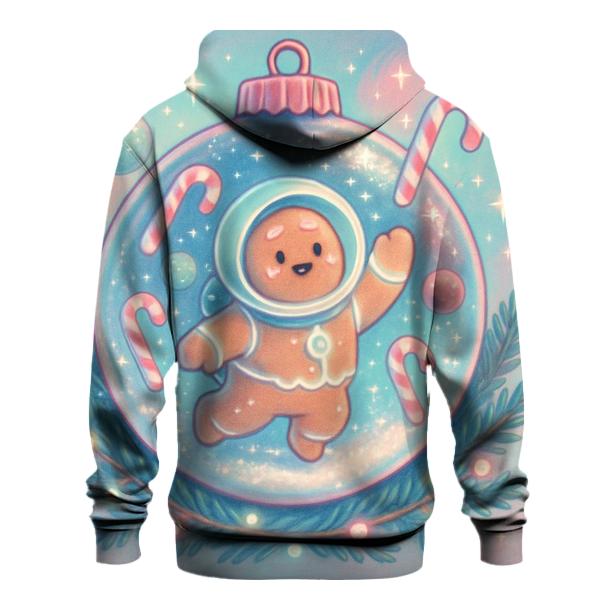 Gingerbread Galaxy Snowglobe heavyweight hoodies