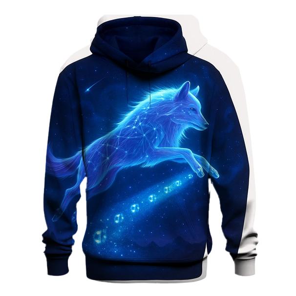 Celestial River Wolf heavyweight hoodies