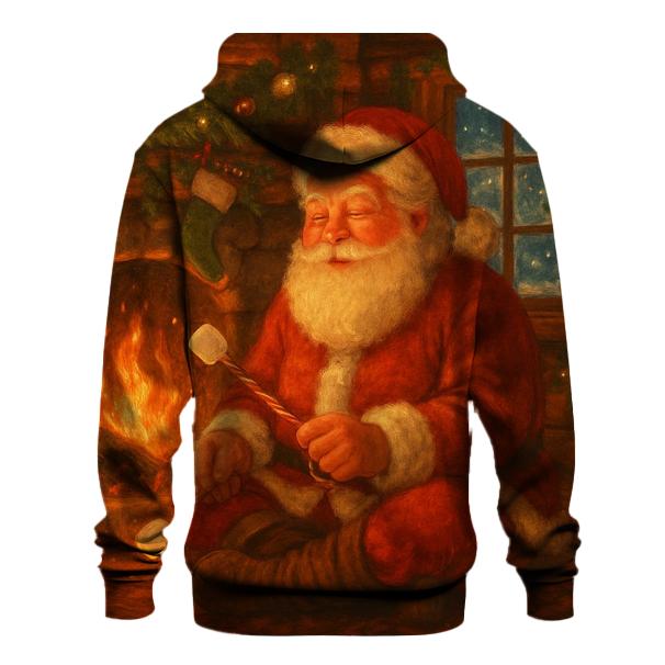 Cozy Cabin Santa Hearthside hoodie styles