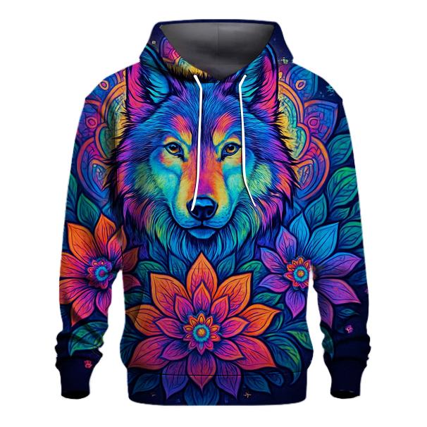 Psychedelic Bloom Alpha zip-up hoodies