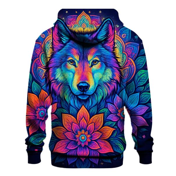 Psychedelic Bloom Alpha zip-up hoodies