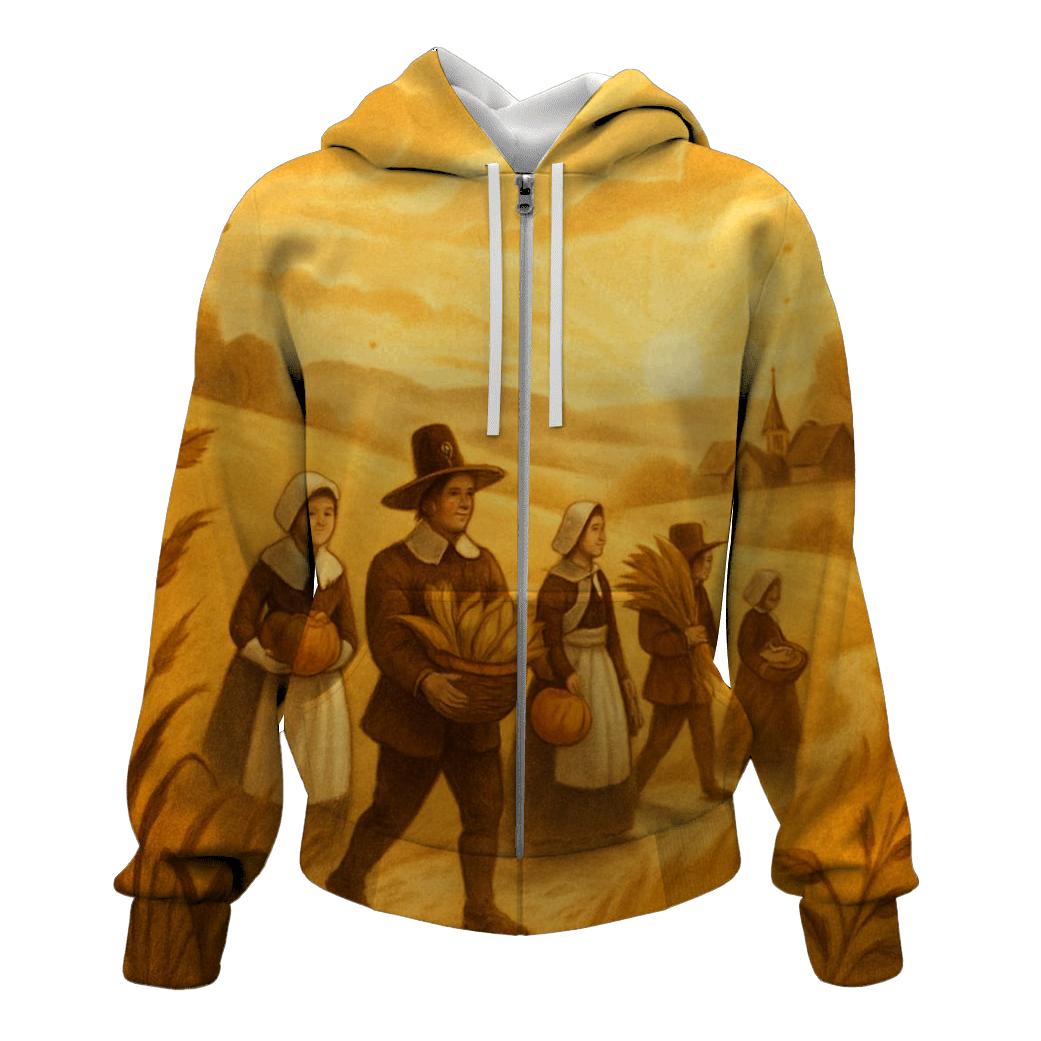 Pilgrims Path Through Amber Fields hoodie designs