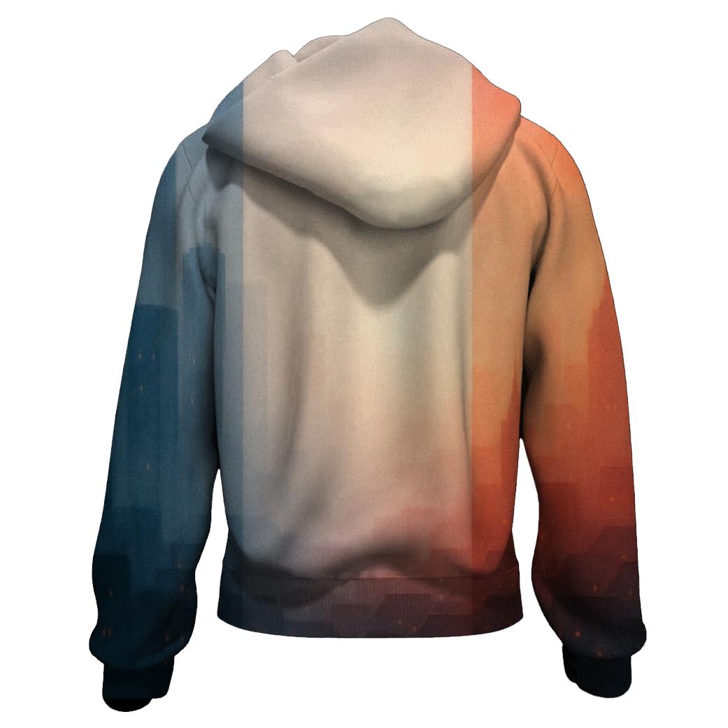 FrenchSkylineDawnVeil printed hoodies