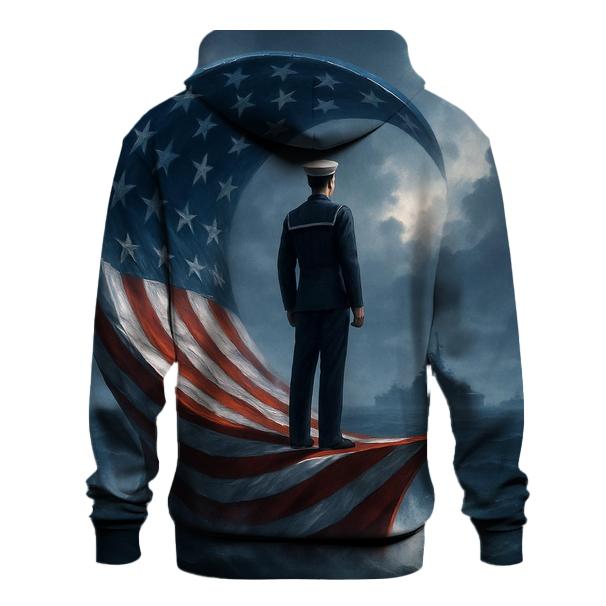 Silent Watch Over The Sea Of Stripes premium hoodies