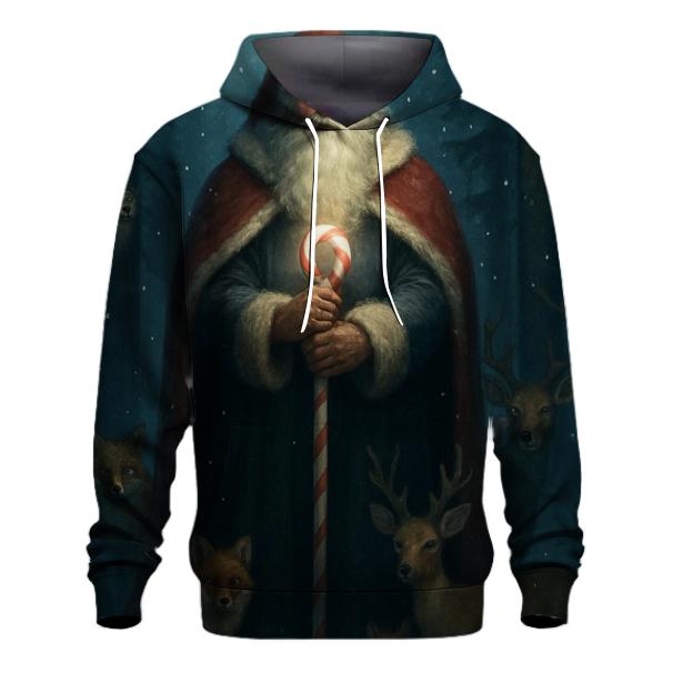 Midnight Forest Santa Guardian hoodie trends