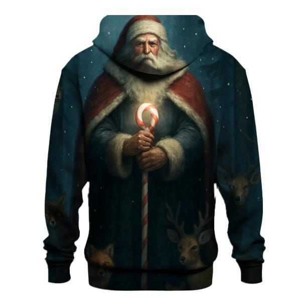 Midnight Forest Santa Guardian hoodie trends