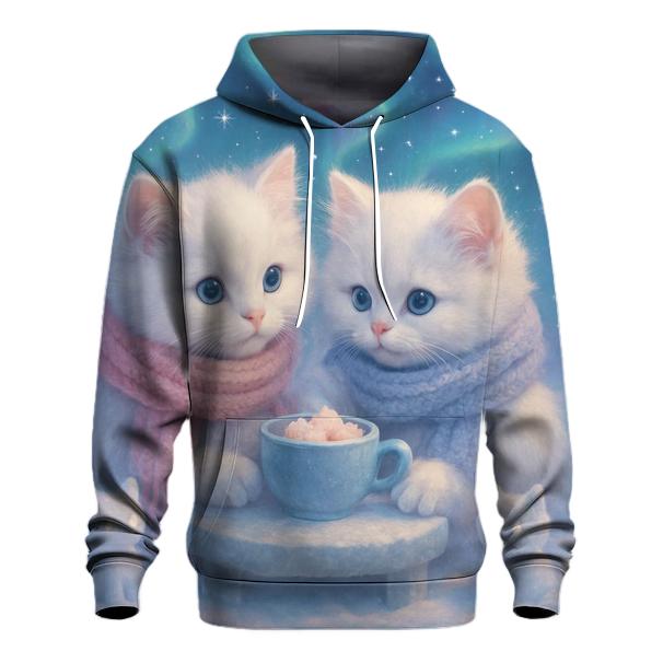 Aurora Tea Party Snow Cats hoodies fashion