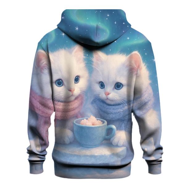 Aurora Tea Party Snow Cats hoodies fashion