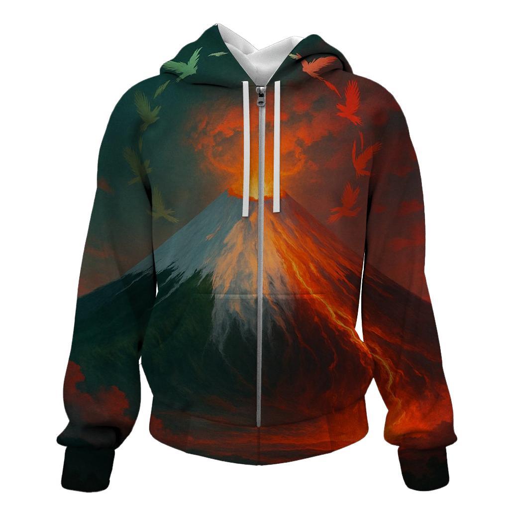 MexicanVolcanoBloom premium hoodies