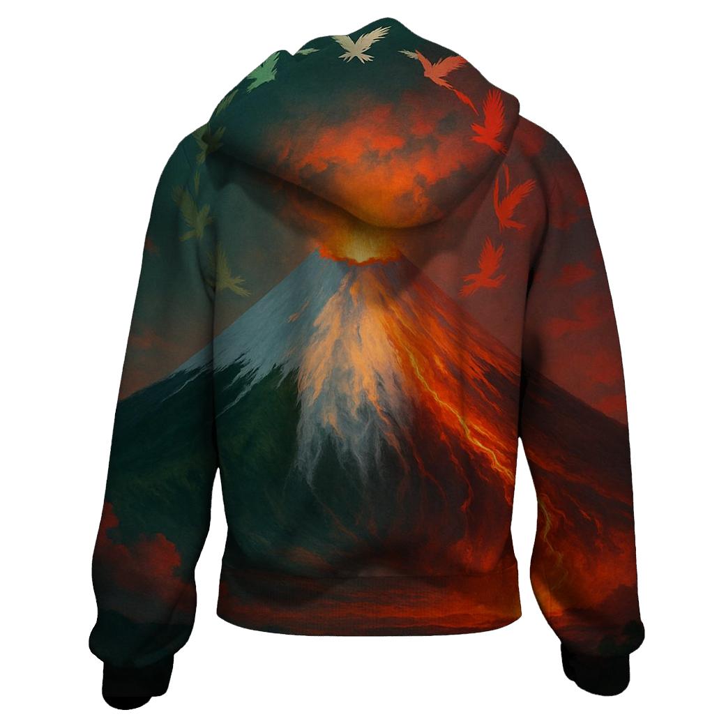 MexicanVolcanoBloom premium hoodies