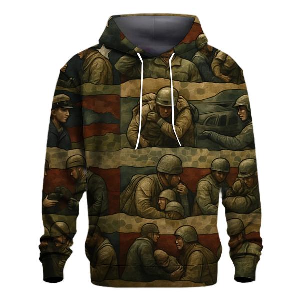 Camouflage Of A Grateful Nation heavyweight hoodies