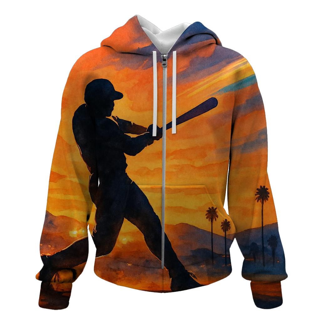 Sunset Rail Shot Over Chavez Hills hoodies fashion